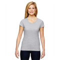 Picture of Ladies' Vapor® Cotton Short-Sleeve V-Neck T-Shirt