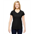 Picture of Ladies' Vapor® Cotton Short-Sleeve V-Neck T-Shirt