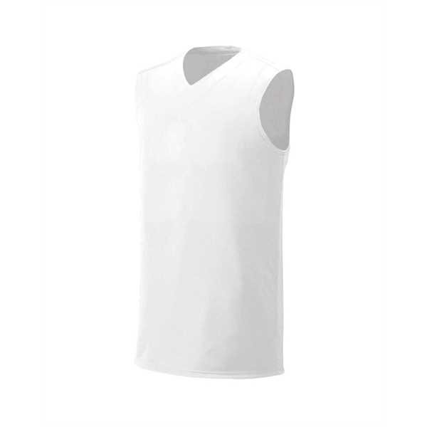 Picture of Youth Moisture Management V Neck Muscle Shirt