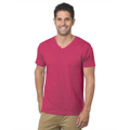 Picture of Unisex 4.2 oz., Fine Jersey V-Neck T-Shirt