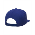 Picture of Adult 5-Panel Structured Flat Visor Classic Snapback Cap