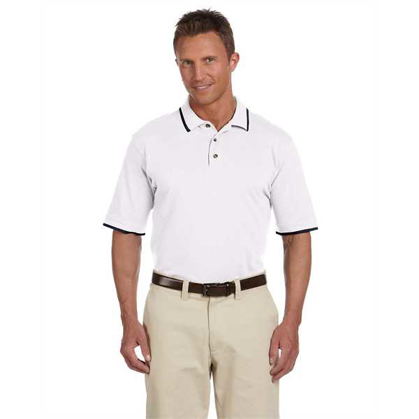 Picture of Adult 6 oz. Short-Sleeve Piqué Polo with Tipping