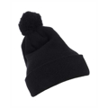 Picture of Cuffed Knit Beanie with Pom Pom Hat