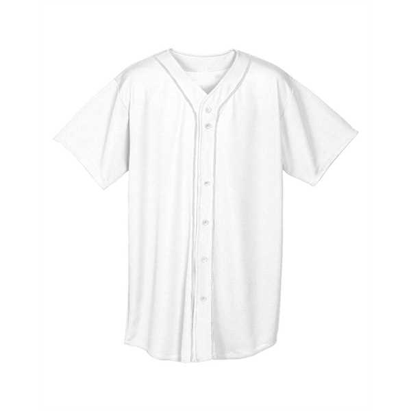 Picture of Youth Short Sleeve Full Button Baseball Jersey