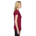 Picture of Ladies' 4.7 oz. Sofspun® Jersey Junior V-Neck T-Shirt