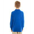 Picture of Youth 5.6 oz. SpotShield™ Long-Sleeve Jersey Polo