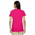 Picture of Ladies' Heavy Cotton™ 5.3 oz. V-Neck T-Shirt
